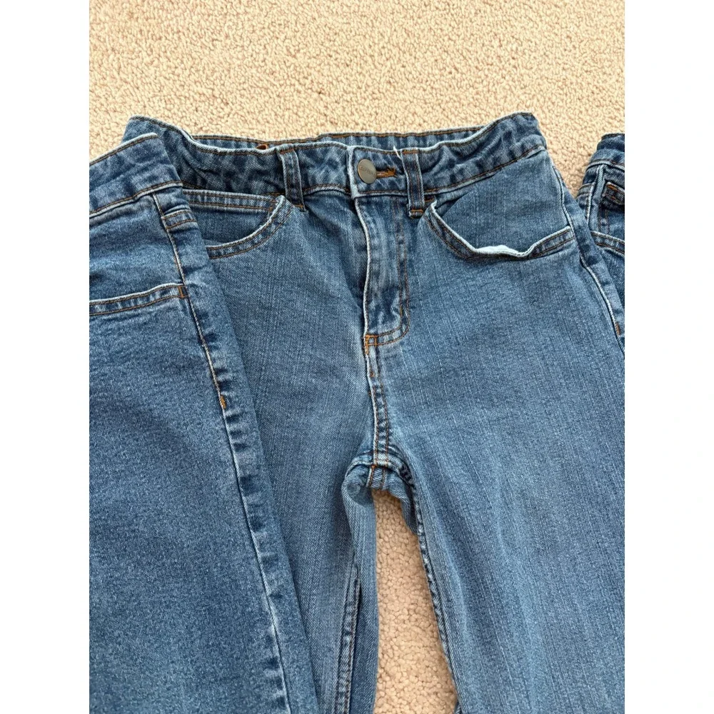 Bundle of 4 - Carhartt Kid Jeans Size 12 Denim Bootcut Adjustable Waist BD8374-B